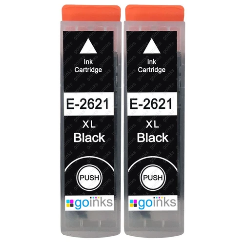 2 Nero Cartucce d'inchiostro per Epson Expression Premium XP-620 XP-710 XP-820
