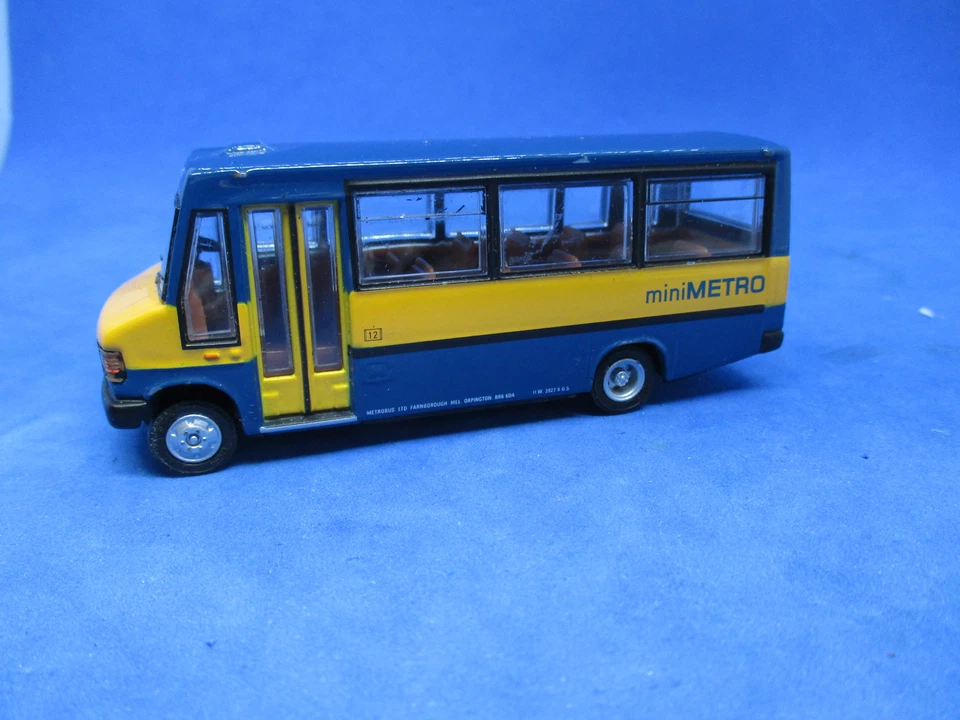 EFE 1/76 Scale Mercedes Benz Hoppa Minibus Rare Blue Orange - Image 3 of 4