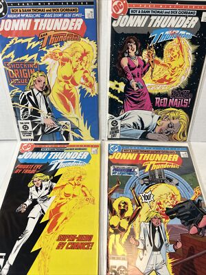 Jonni Thunder A.K.A. Thunderbolt #1-4  (DC 1985 ) Limited Series!!