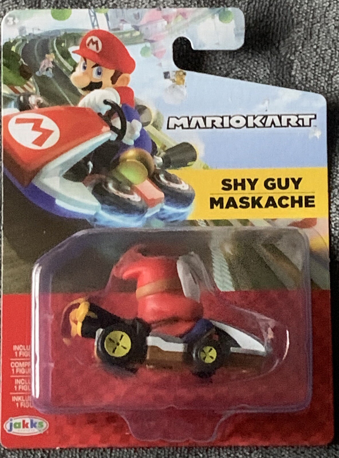 New Super Mario Kart Shy Guy Masked Kart Racer Mini Action Figure Toy for Collectors and Fans