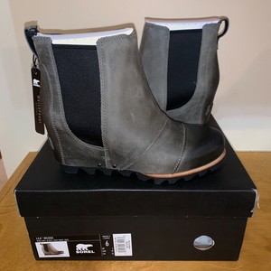 lea wedge boot