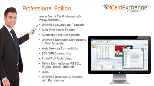CardExchange Producer v. 10 Professional ID Card Software (CP1040) - Picture 6 of 7