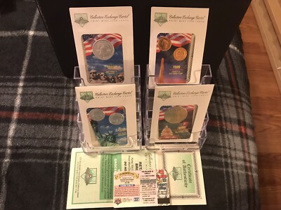 Collectors Exchange Cartel 1909,1933,1937,1960 $20 Gold Plus Phonecard Set
