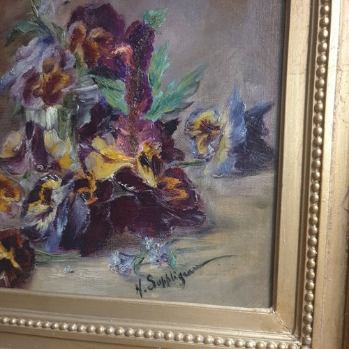 ANTICO DIPINTO/FINE '800/FIORI. - Foto 8 di 12
