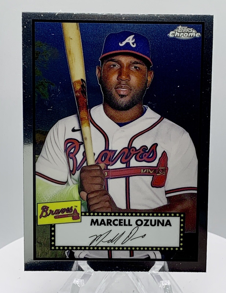 メル58121 2021 Topps Chrome Platinum Anniversary #236 Marcell Ozuna | eBay