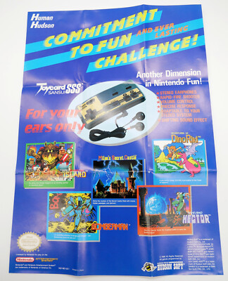 HUDSON SOFT Insert NINTENDO NES HUD-NES-US-1