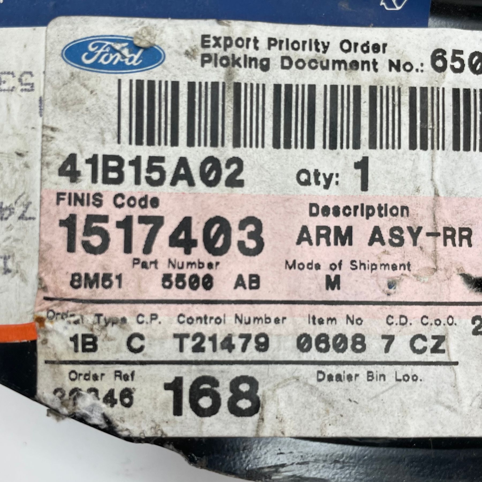 Wishbone Rear Left Ford Focus 2 Stufenheck Da 8m515500ab 1517403  