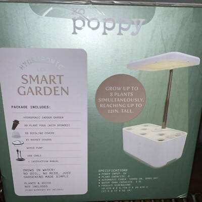 Xo Poppy Hydroponic Smart Garden Artificial Sunlight LED