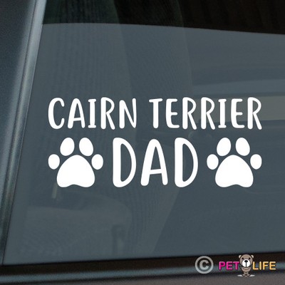 Cairn Terrier Dad Sticker Die Cut Vinyl - dog