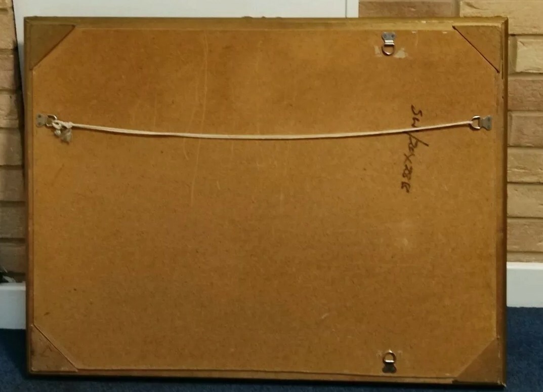 Vintage Antique Look Gold Gild Framed Beveled Beautiful Ornate Big Wall