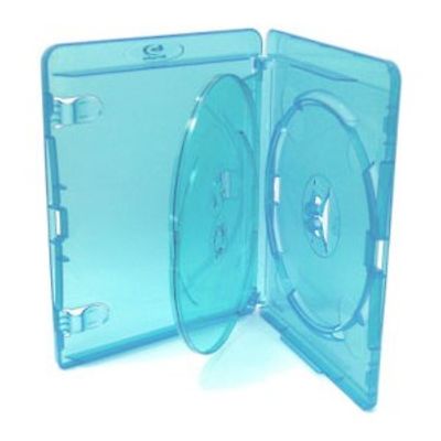25 Triple Blu Ray Hülle 14mm Buchrücken für 3 Festplatten Ersatz Amaray Cover