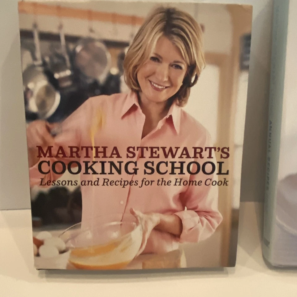 Martha Stewart's Cooking School Cookbook & 2002 Annual Recipes Hardcover Books - Image 2 of 4