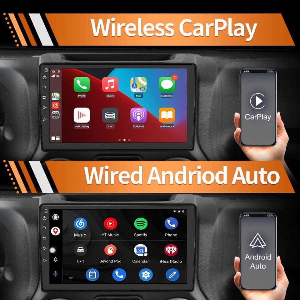 Radio Car Stereo for Jeep Wrangler 20072016 Built in Wireless Carplay