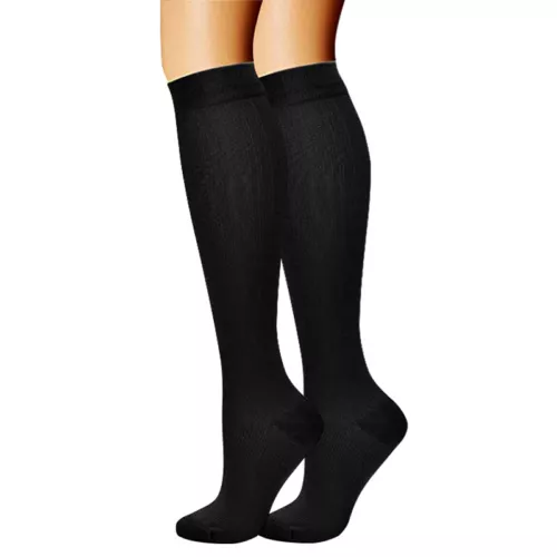 S M L XL 2XL breite Wade Übergröße Kompressionssocken Damen Männer 15-20 mmHg Unisex - Bild 10 von 29