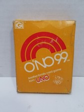 Vintage 1980 O'no Ono 99 Card Game from the makers of UNO Complete