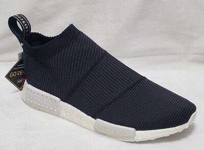 NWOB Adidas (BY9405)NMD CS1 City Sock Primeknit Gore-Tex Black Shoes Men's Sz 12