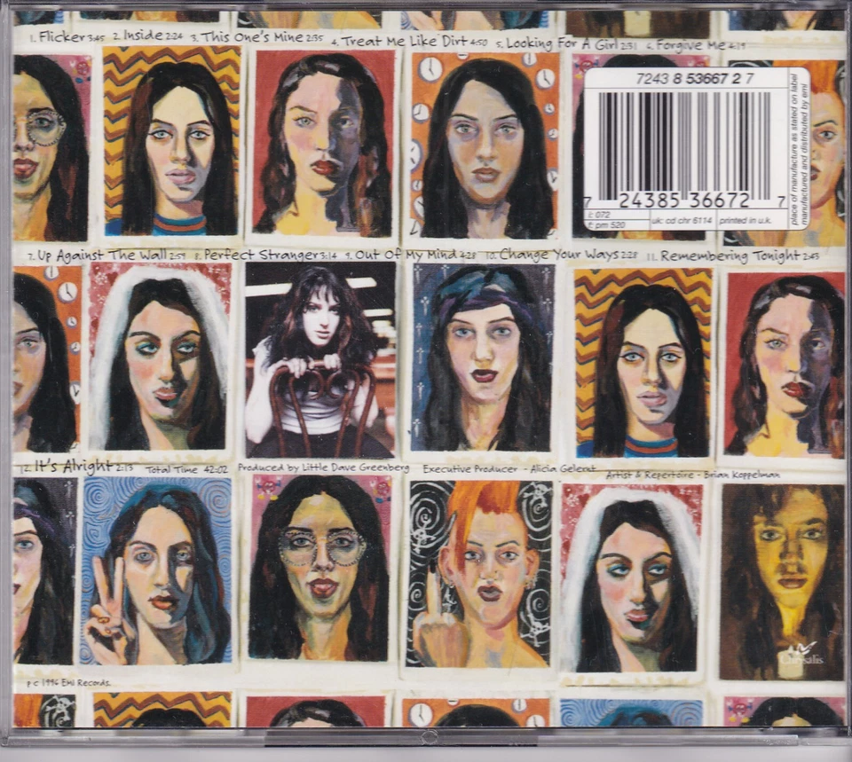 PATTI ROTHBERG - Between the 1 and the 9 - Chrysalis CD 1996 - Bild 2 von 2