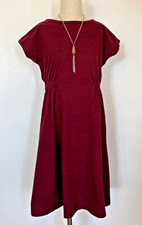 OLD NAVY GIRLS DRESSES, MATCHING STYLES, DARK RED and TIE-DYE, SIZE XL 14-16 