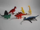 Unbranded  Dionsaur Set Of 6 Playset Accessories Marx MPC Ideal