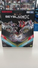 Takara Tomy Double Starter Transformers Optimus Primal/S Beyblade X K5o58