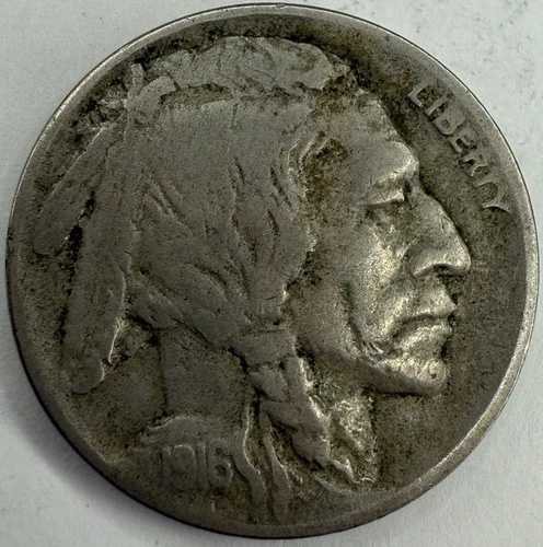 1916 D Buffalo Nickel Exact Coin Imaged #BF761