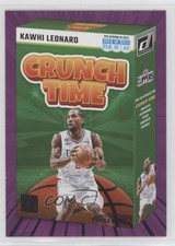 2023-24 Panini Donruss Crunch Time Purple Press Proof Kawhi Leonard #8 3m8