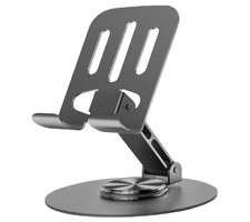 1 Pack Universal Metal Cell Phone Stand, Multi-Angel Adjustable 360  Rotation