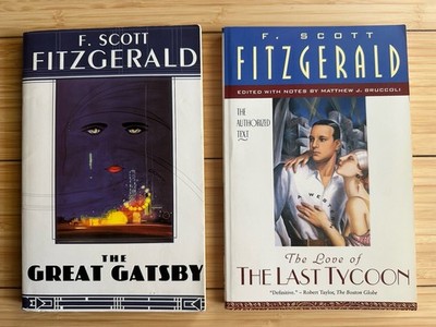 F. Scott Fitzgerald : THE GREAT GATSBY & The Love of  THE LAST  TYCOON Lot of 2