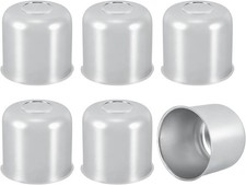 4.88 Push Through Center Caps For Trailer Truck Rv Wheel Rims Bore Chrome Steel