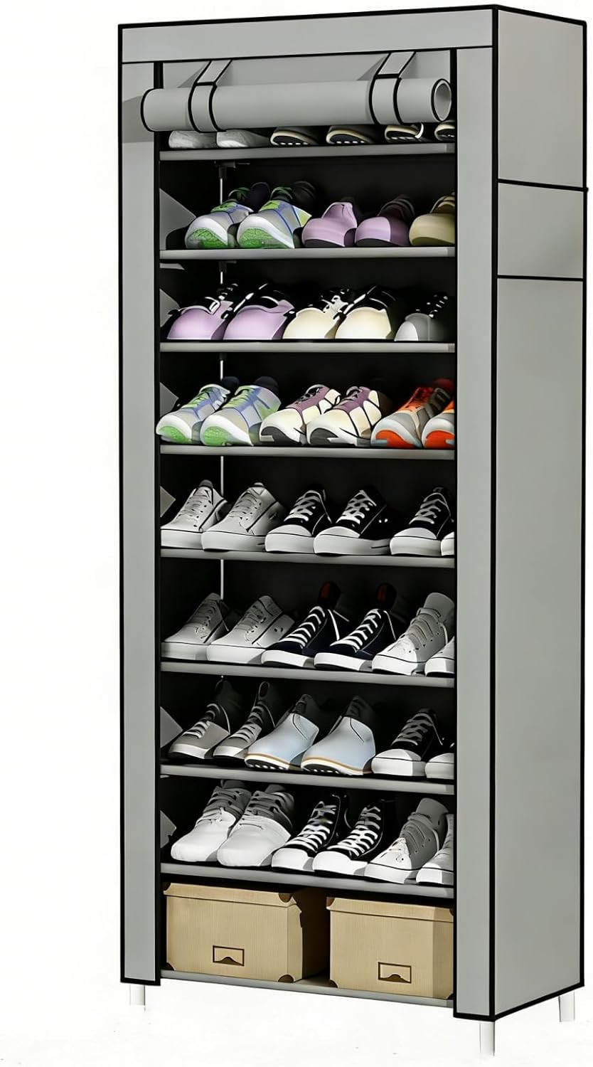 Organizer Scarpe 10 Ripiani: Scarpiera Salvaspazio Slim e Moderna