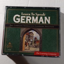 Learn to Speak German The Learning Company Audio CD 4 Disc Set