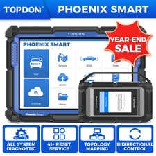 TOPDON Phoenix Smart Bi-Directional Diagnostic Scanner J2534 ECU Programming