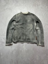 Just Cavalli Merino Wool Acid Wash Sweater Made in Italy Size L