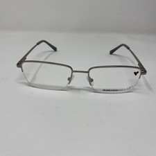 MARCHON NYC EYEWEAR M-2016 073 55-18-145 SILVER FLEX HINGE EYEGLASSES 114Y