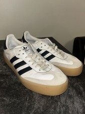 ADIDAS Originals Samba OG Sneakers Mens Size 7 UK White Black Stripe