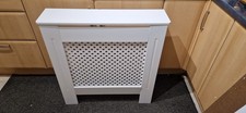 HOMCOM Small MDF Wood Radiator Cover - White