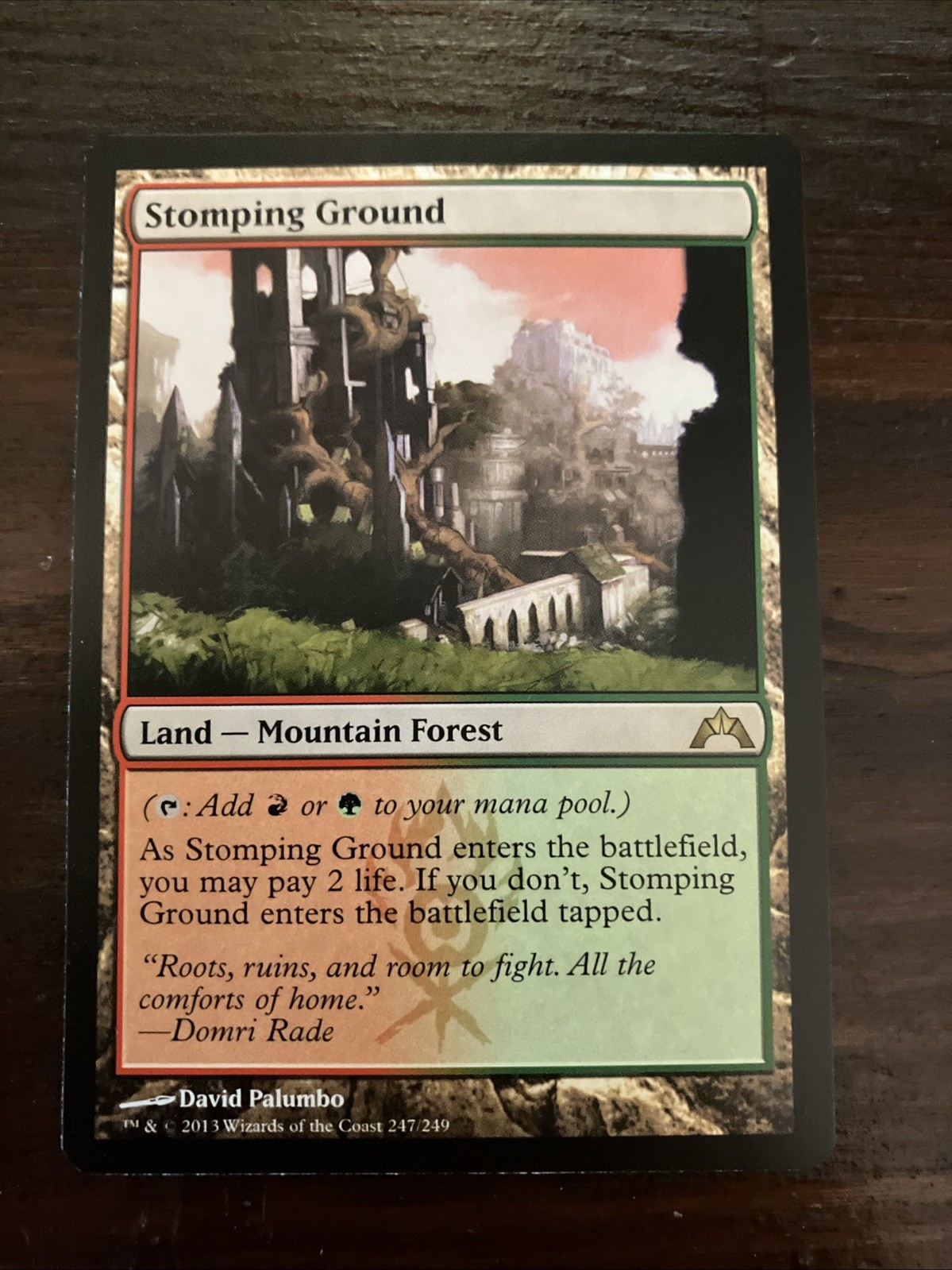 Stomping Ground Gatecrash NM MTG Magic: The Gathering