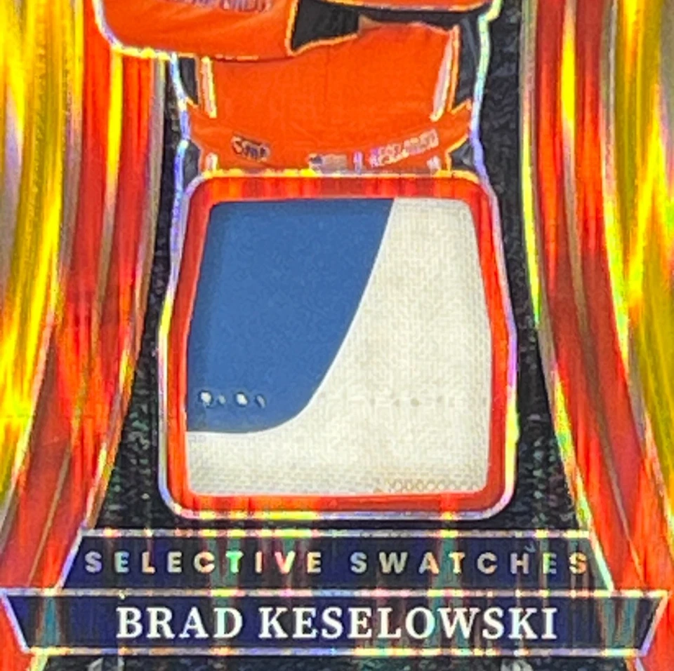 2025 Panini Select - Selective Swatches Brad Keselowski /10 [Gold Flash Prizm] - Image 2 of 4