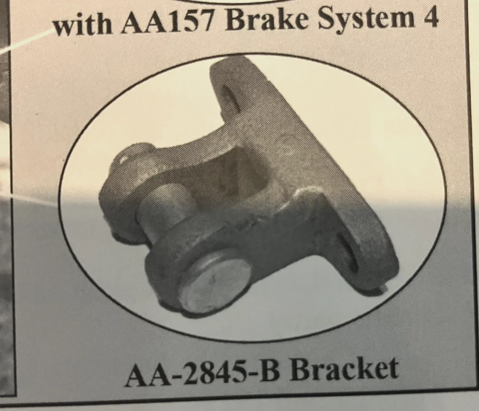 Ford Modelo A 1930 1931 doble AA freno de emergencia eje transversal y soportes 131 157  Foto 3 de 4