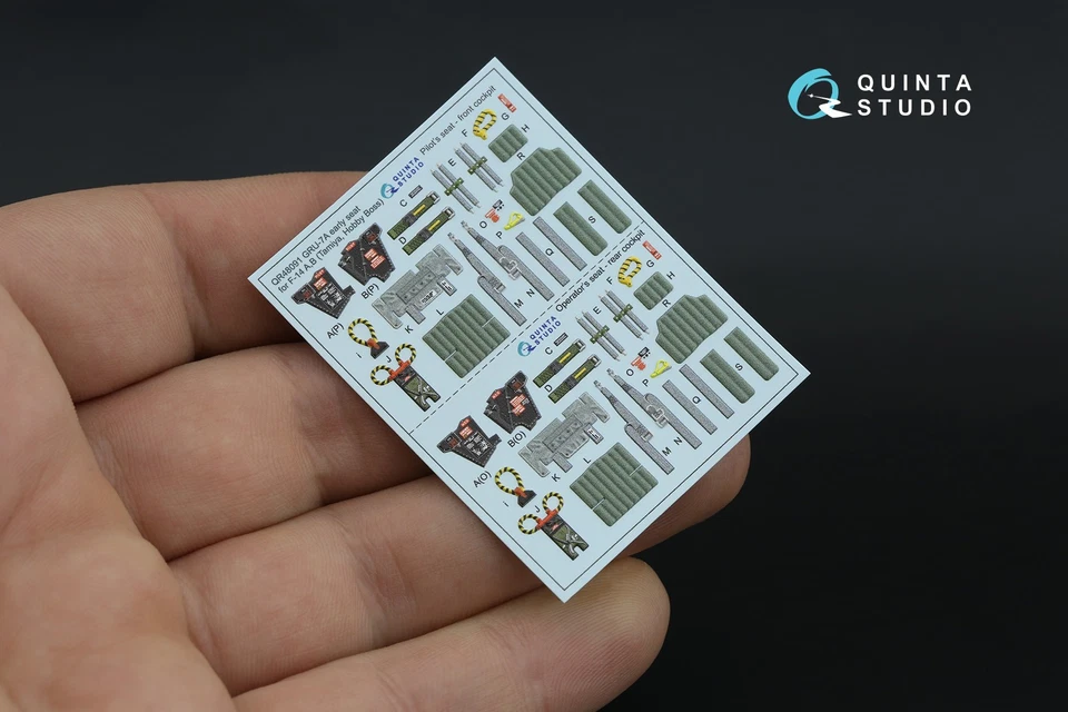 Quinta Studio 1/48 GRU-7A early, 2 sedili ejection per F-14 A (Tamiya,... - Immagine 4 di 4