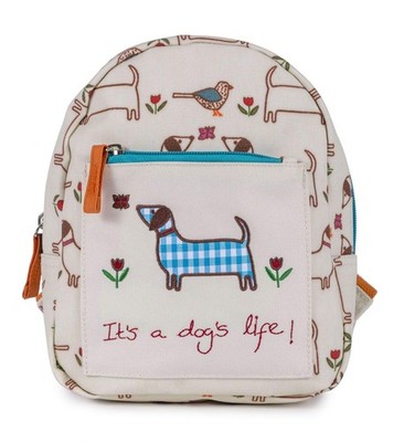 Pink Lining Kinderrucksak Mini Backpack It's a Dog's Life - Sausage Dog mit Sich