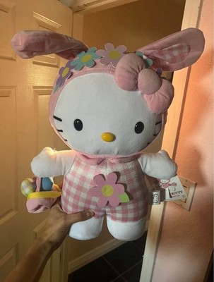 18  Hello Kitty Greeter Easter Checkered Bunny Greeter