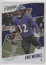 2018 Panini Prestige Xtra Points Purple Eric Weddle #90 b6s