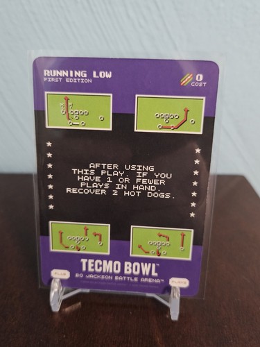 Bo Jackson Battle Arena Tecmo Bowl Play 15 Running Low - PL15