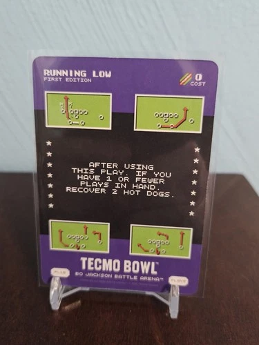Bo Jackson Battle Arena Tecmo Bowl Play 15 Running Low - PL15