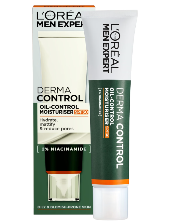Loreal Men Expert Derma Control Moisturiser SPF30 Niacinamide 40ml - Image 2