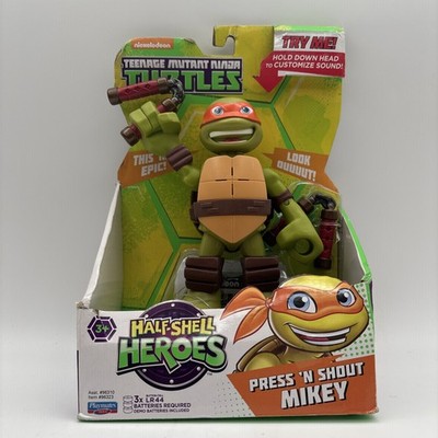 Playmates Half Shell Heroes Teenage Mutant Ninja Turtles Michelangelo Mikey TMNT