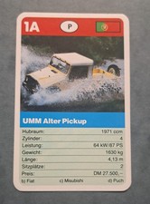 UMM Old Pickup - 1A - Single Card - Quartet (7)