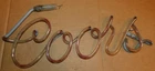 Vintage Coors 18" Neon Sign Glass Tube Tubing Replacement Part