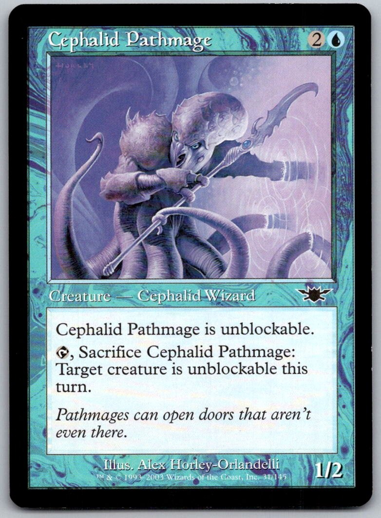 Cephalid Pathmage 31 Common Legions Magic: The Gathering Lightly Played